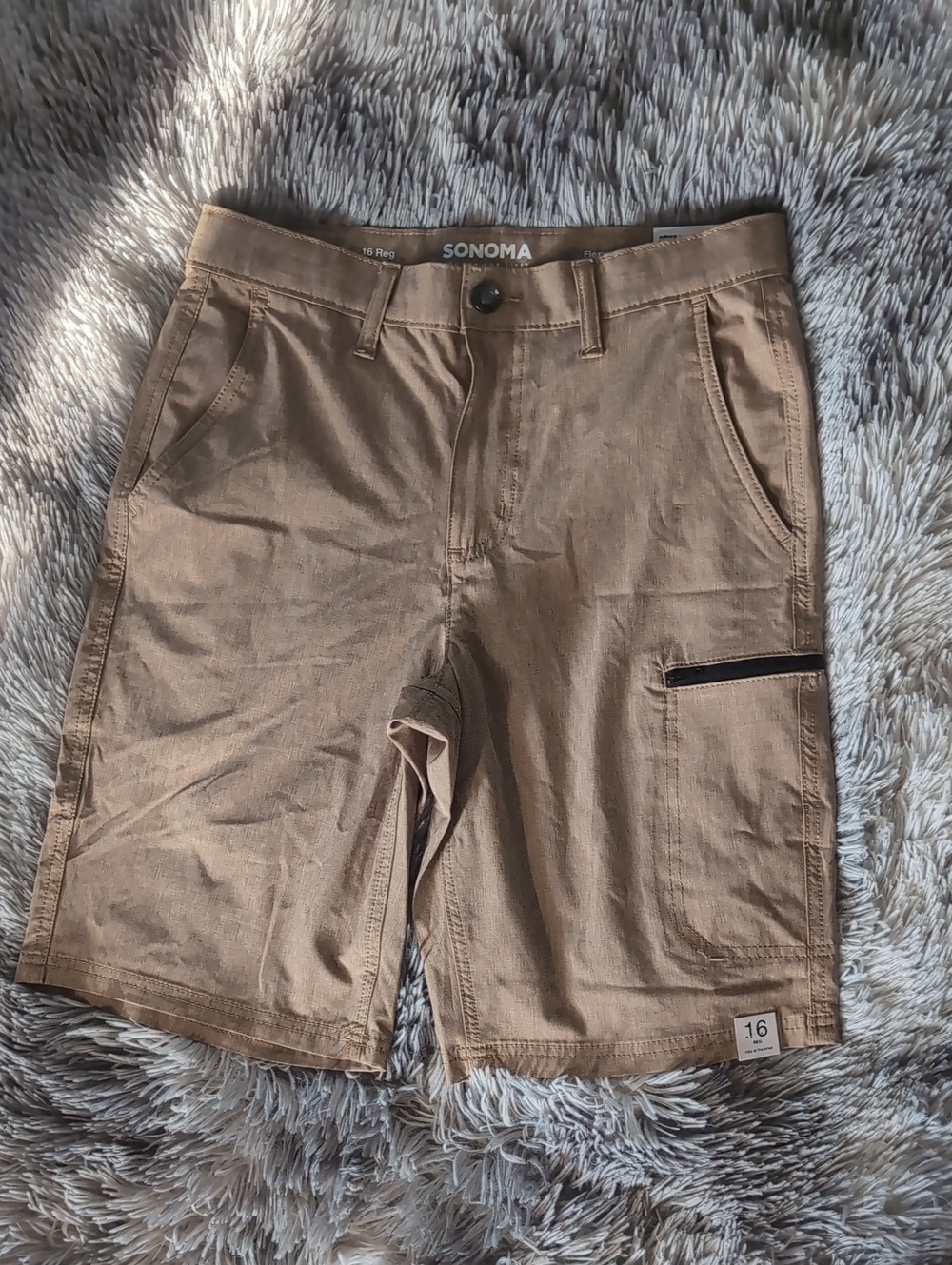 SONOMA NWT (Uniform?) Boy's Khaki Casual Flex Shorts